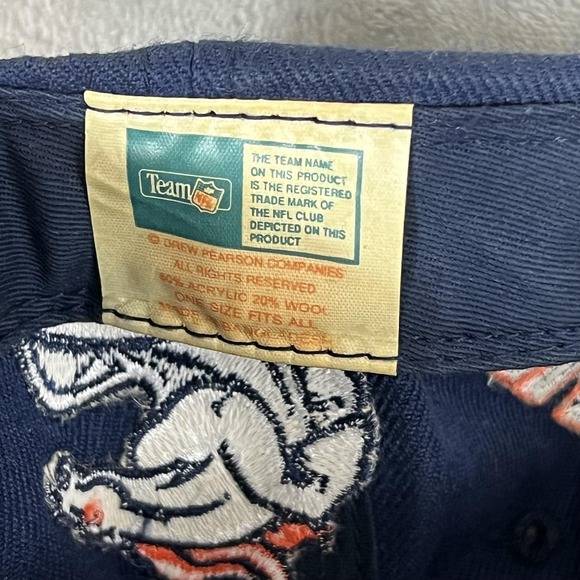 Vintage Denver Broncos Hat Cap Snap Back Mens One Size NFL Mile High Magic 90s - Picture 7 of 8